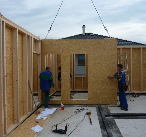 Montáž dřevostavby