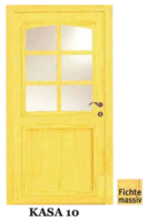 Masivní vedlejší vchodové dveře - KASA 10, zakázková výroba Kasalova pila