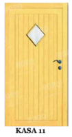 Masivní vedlejší vchodové dveře - KASA 11, zakázková výroba Kasalova pila