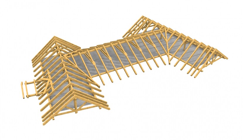 Vizualizace - Jízdárna. Zakázková výroba Kasalova pila