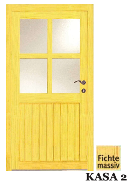 Masivní vedlejší vchodové dveře - KASA 2, zakázková výroba Kasalova pila