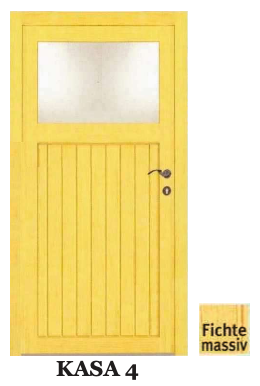 Masivní vedlejší vchodové dveře - KASA 4, zakázková výroba Kasalova pila